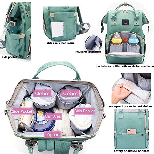 Parents-Travel-bag-mummy bag - diaper bag baby nanny backpack
